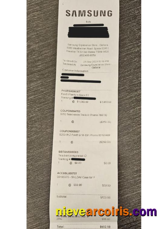 Samsung electronics payment check